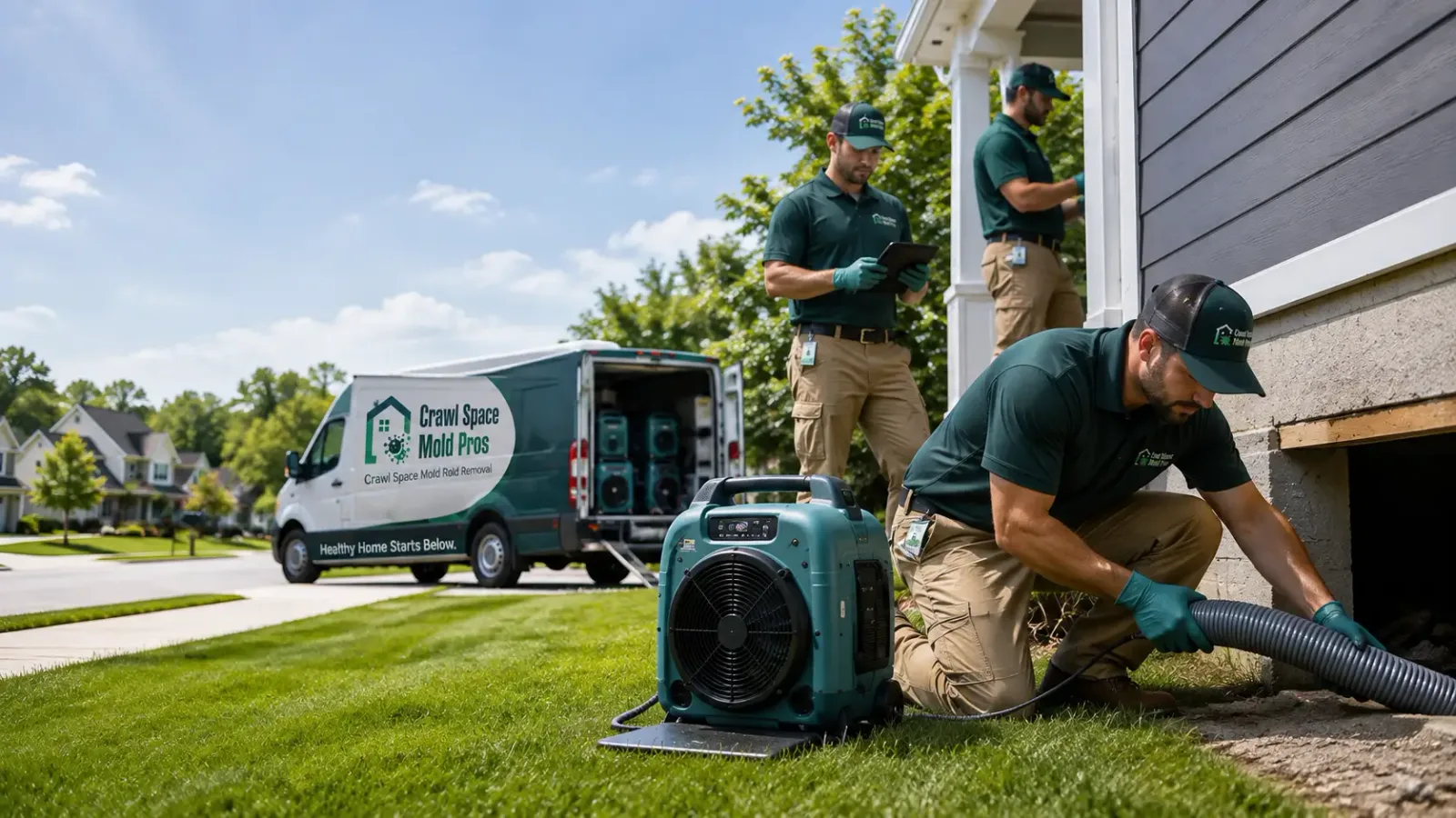 Crawl Space Mold Removal in Cadillac, MI
